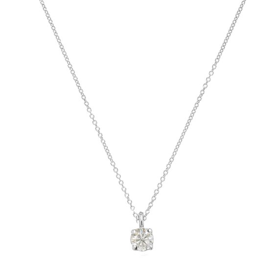 Collana Gazzola Gioielli Donna in Oro bianco Diamante 0.70 Ct GI-GF-8-1-CR13-4-F-SI-0.70-GIA-1 - GI-GF-8-1-CR13-4-F-SI-0.70-GIA-1